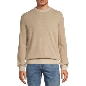 Van Heusen Men's Crew Neck Long Sleeve Pullover Sweater - X Large - Beige - NWT